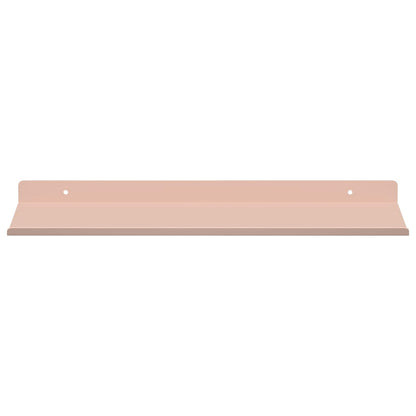 Plovoucí Police Nástěnný 4 Pcs Růžová 40 X 18 X 2,5 Cm Ocel