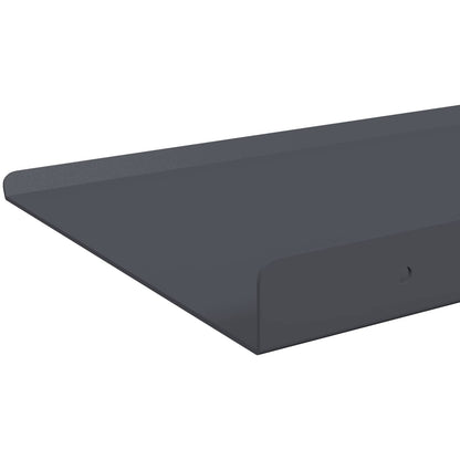 Plovoucí Police Nástěnný 4 Pcs Antracit 40 X 18 X 2,5 Cm Ocel