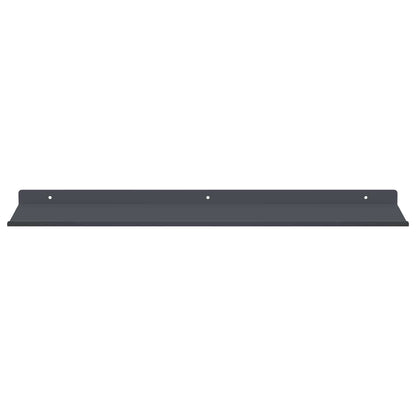 Plovoucí Police Nástěnný 4 Pcs Antracit 60 X 18 X 2,5 Cm Ocel
