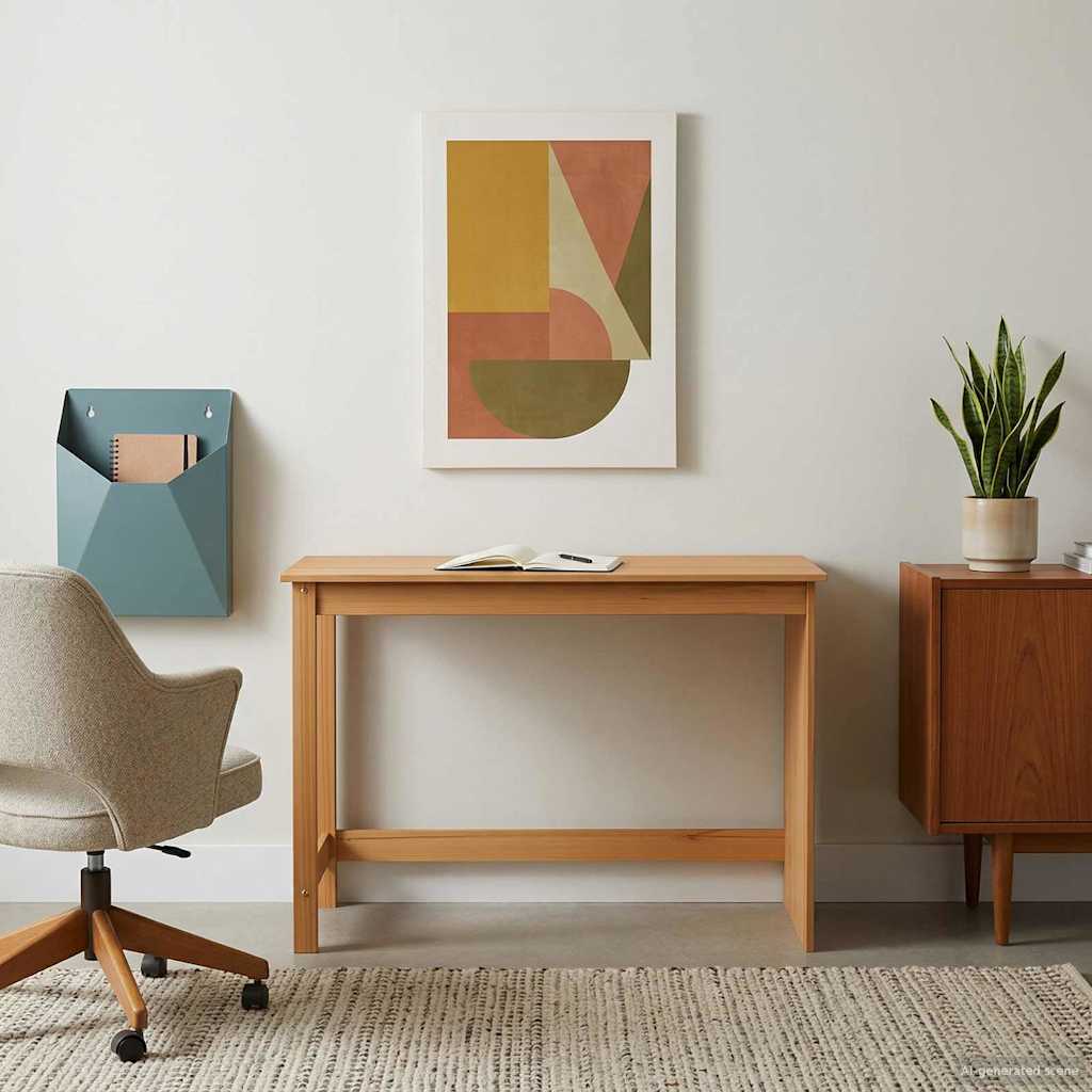 Stůl 112 X 50 X 75 Cm Masivní Borovicové Dřevo