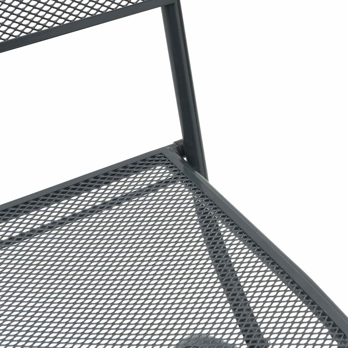 Zahradní Křesla 2 Ks Antracit Železo Konvertibilní