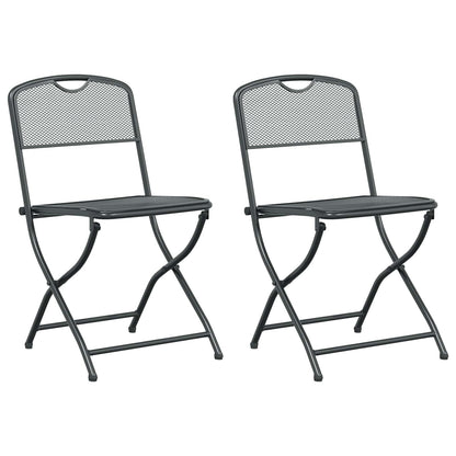 Zahradní Křesla 2 Ks Antracit Železo Konvertibilní