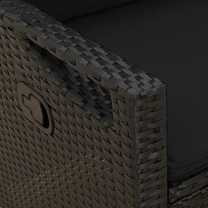 Zahradní Lavice 105 X 60 X 112 Cm Ocel A Polyester