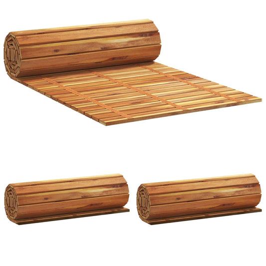 Zahradní Cesta 3 Ks Přírodní Masivní Akátové Dřevo