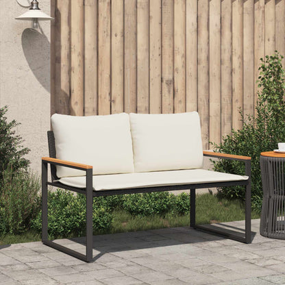 Lavice S Polštářem 115 X 65 X 72 Cm Ratan