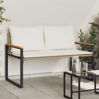 Lavice S Polštářem 115 X 65 X 72 Cm Ratan