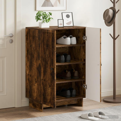 Skříň Na Obuv Ede 59,5 X 39,5 X 90 Cm Kompozitní Dřevo