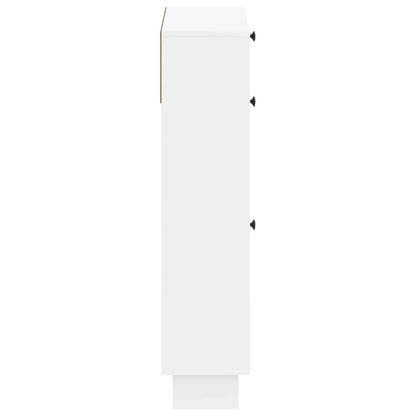 Skříň Na Obuv Ede 78 X 24 X 103 Cm Kompozitní Dřevo