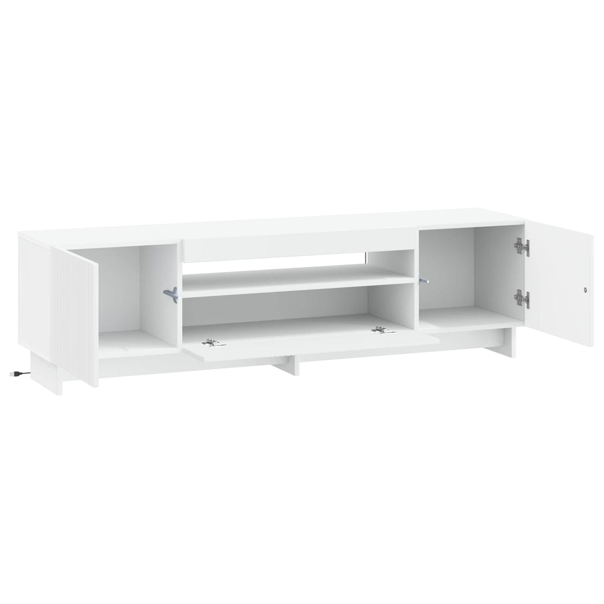 Led Tv Skříň Ede 153 X 35 X 43 Cm Kompozitní Dřevo