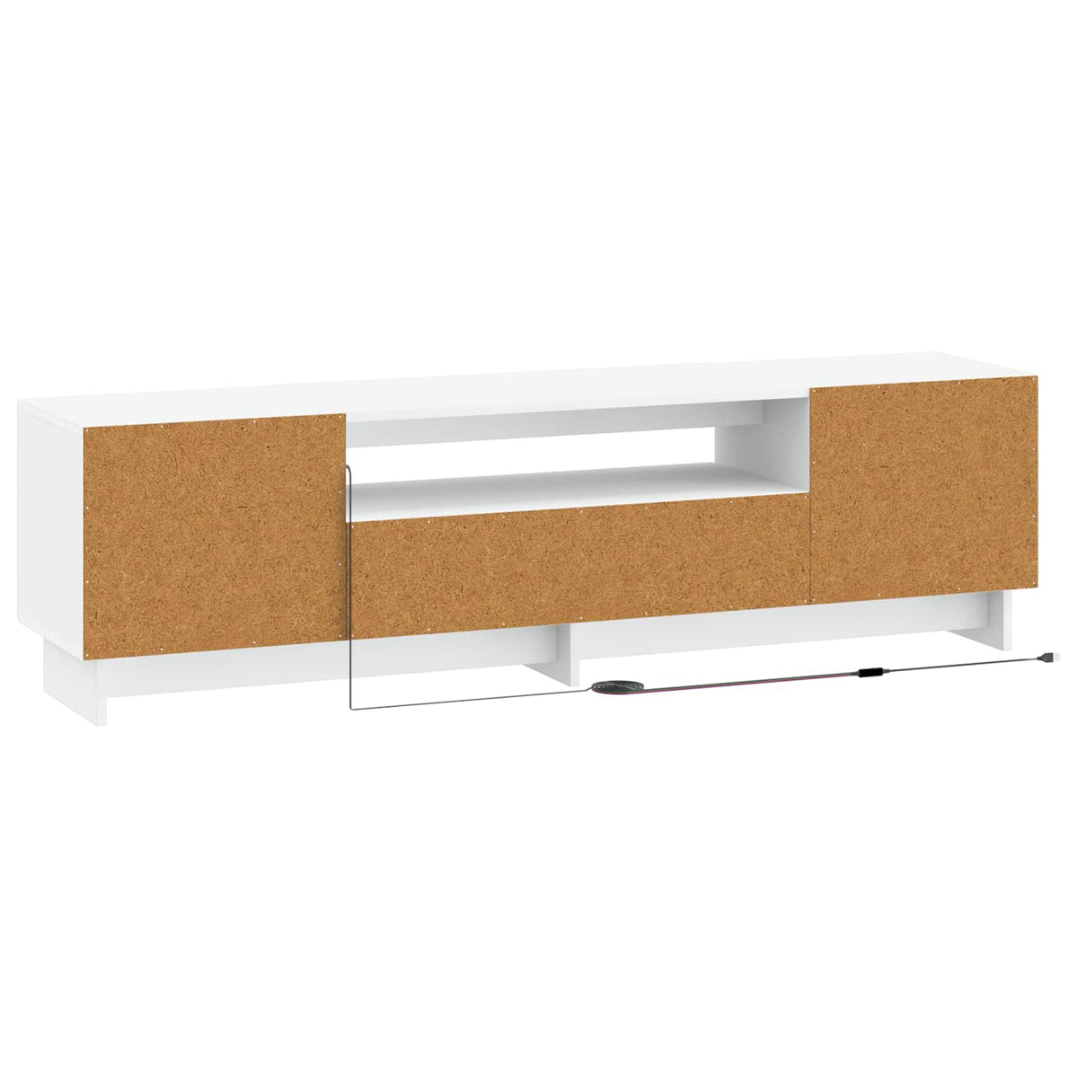 Led Tv Skříň Ede 153 X 35 X 43 Cm Kompozitní Dřevo