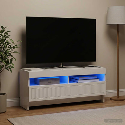 Led Tv Skříň Ede 100 X 35 X 43 Cm Kompozitní Dřevo