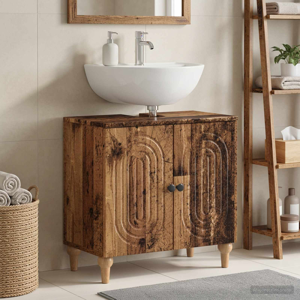 Skříňka Pod Umyvadlo Alkmaar 59,5 X 31,5 X 59 Cm