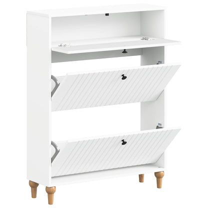Skříň Na Obuv Alkmaar 78 X 24 X 103 Cm Kompozitní Dřevo