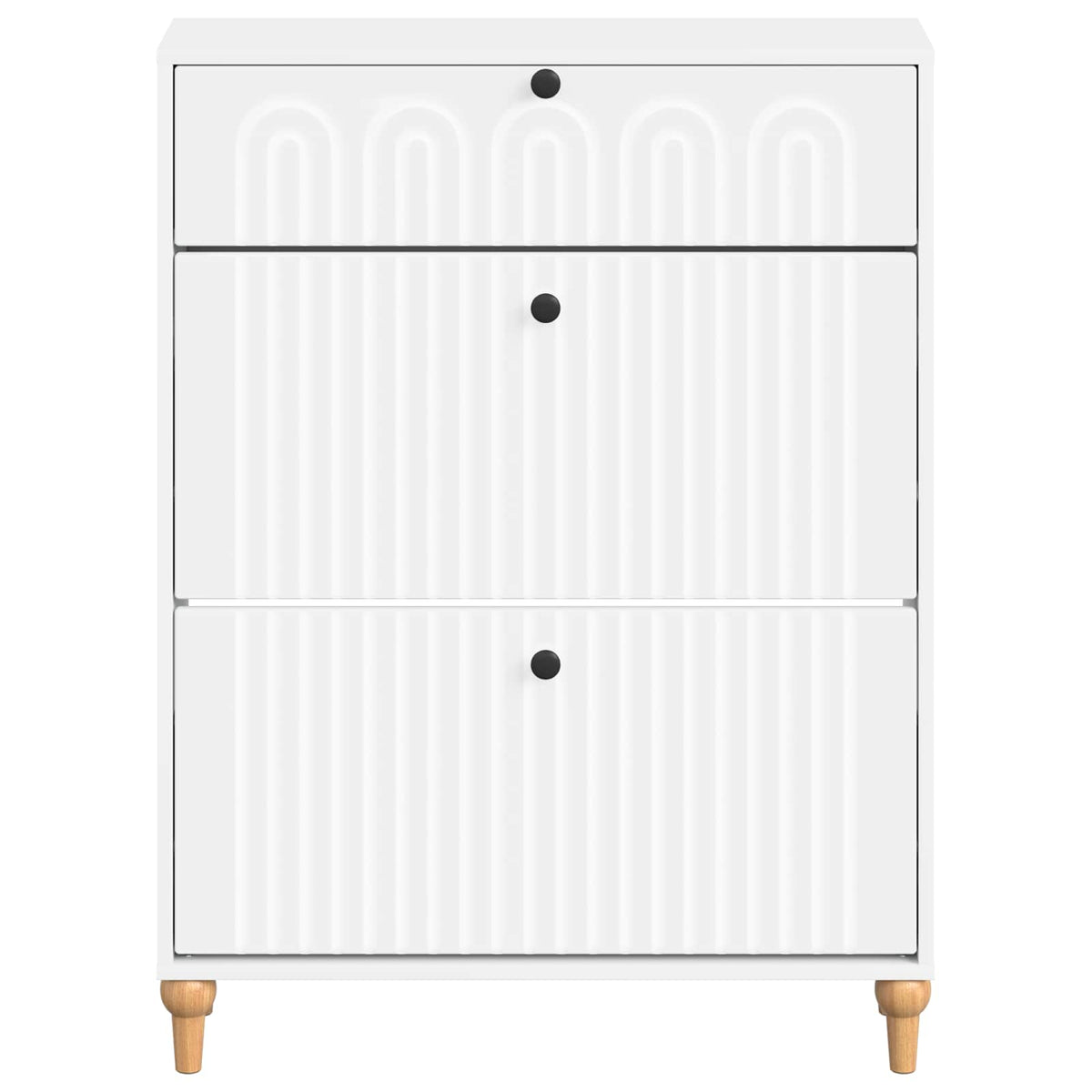 Skříň Na Obuv Alkmaar 78 X 24 X 103 Cm Kompozitní Dřevo