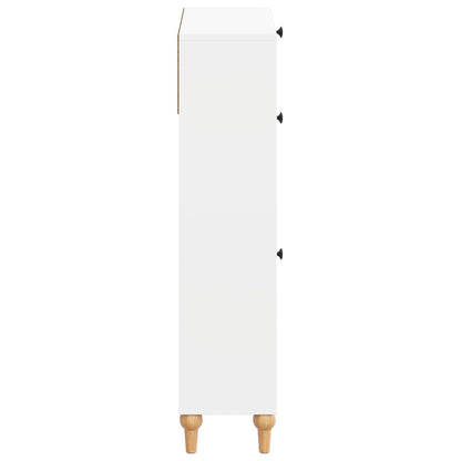 Skříň Na Obuv Alkmaar 78 X 24 X 103 Cm Kompozitní Dřevo