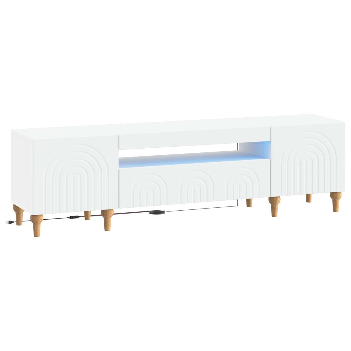 Led Tv Skříň Alkmaar 153 X 35 X 43 Cm Kompozitní Dřevo
