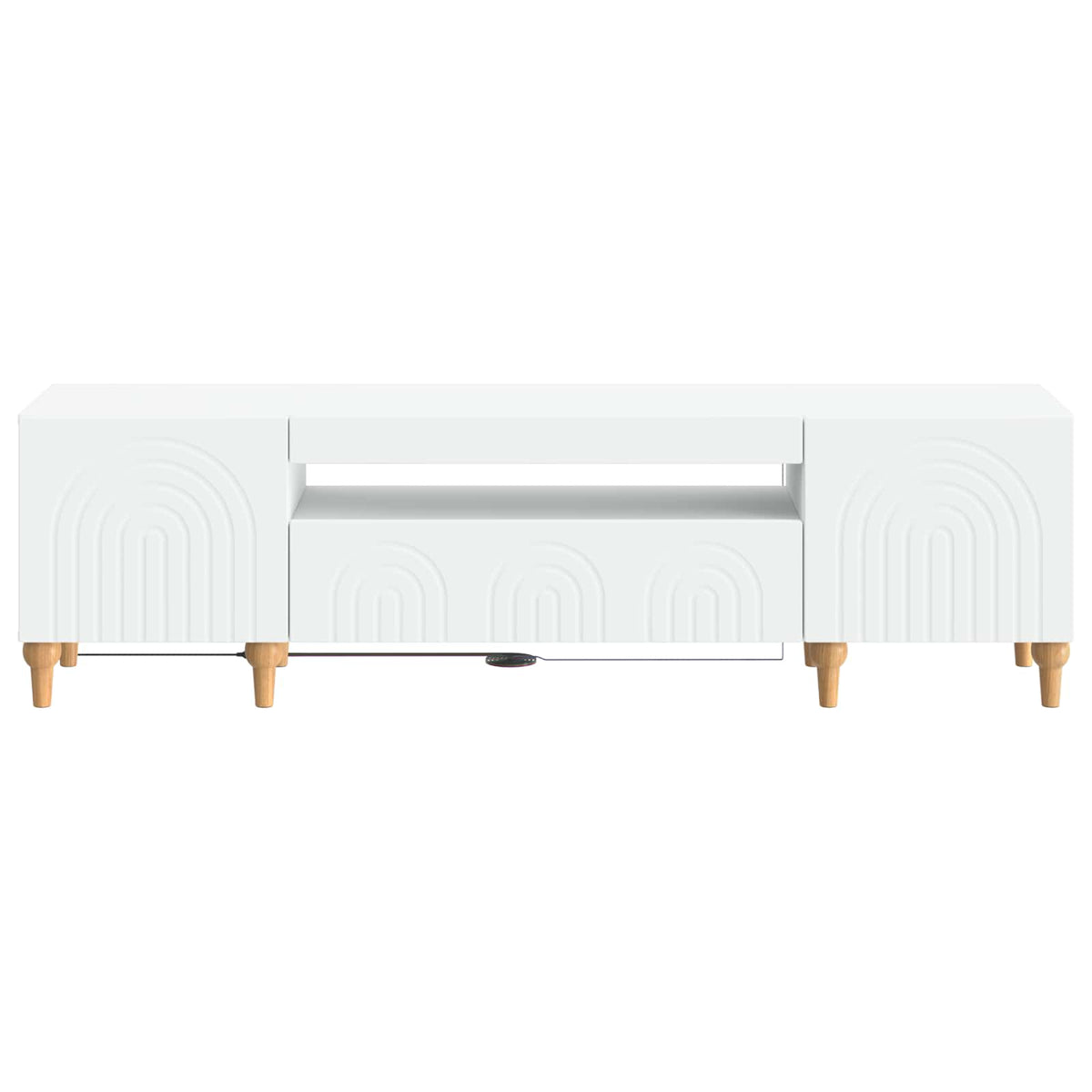 Led Tv Skříň Alkmaar 153 X 35 X 43 Cm Kompozitní Dřevo