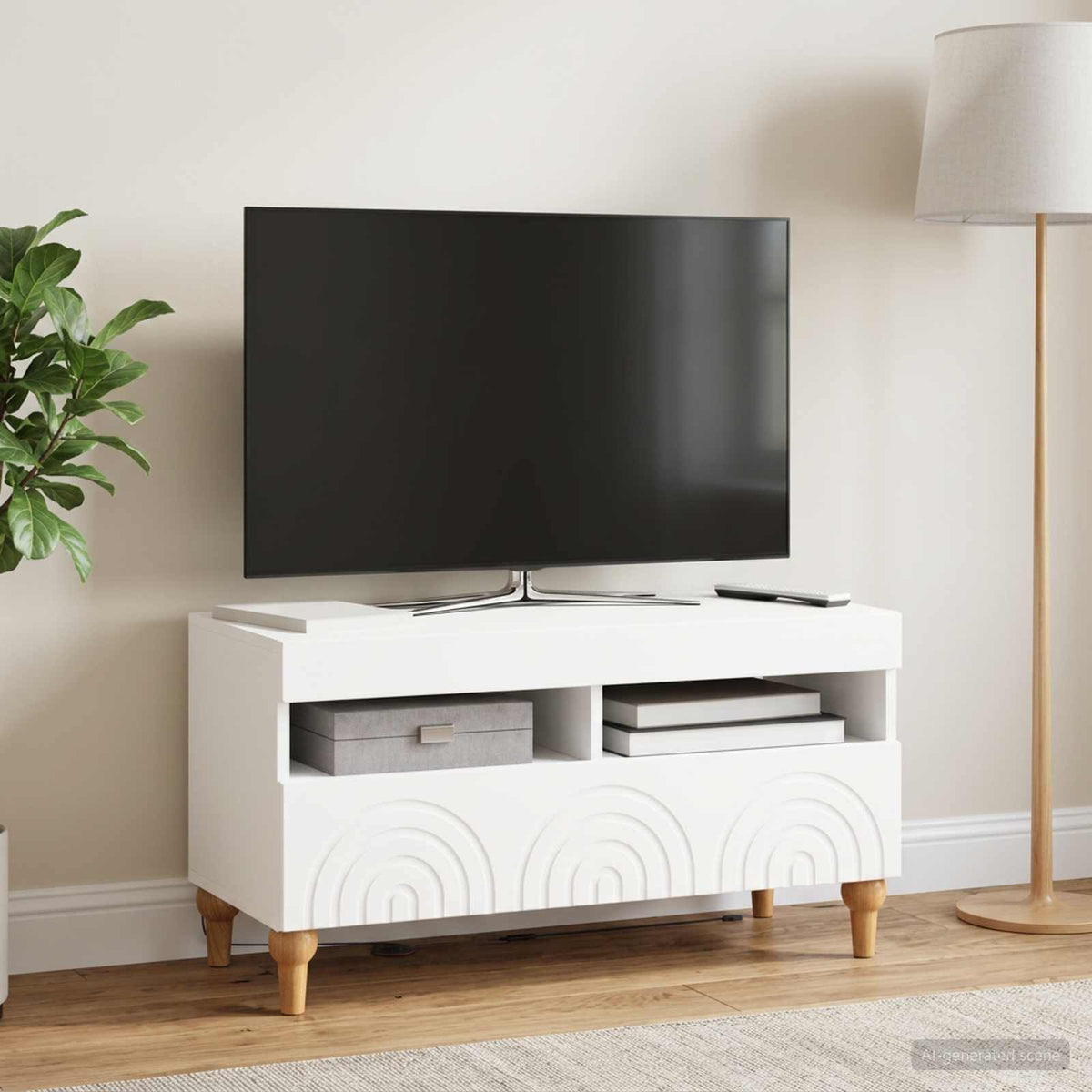 Led Tv Skříň Alkmaar 81 X 35 X 43 Cm Kompozitní Dřevo