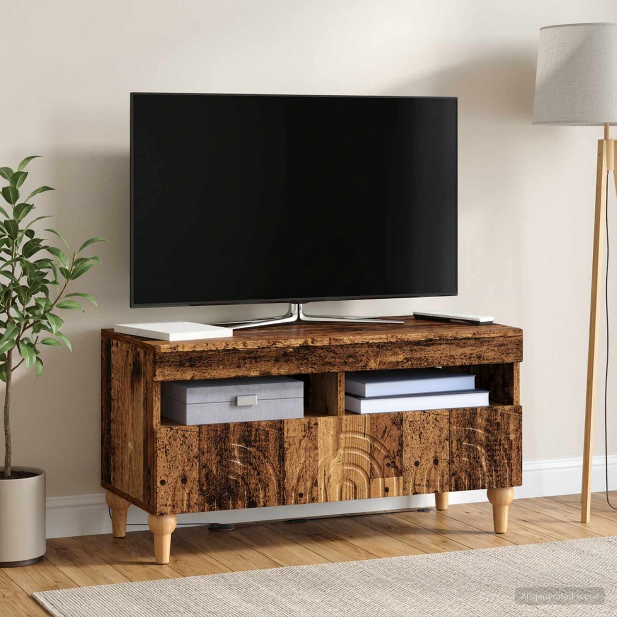 Led Tv Skříň Alkmaar 81 X 35 X 43 Cm Kompozitní Dřevo