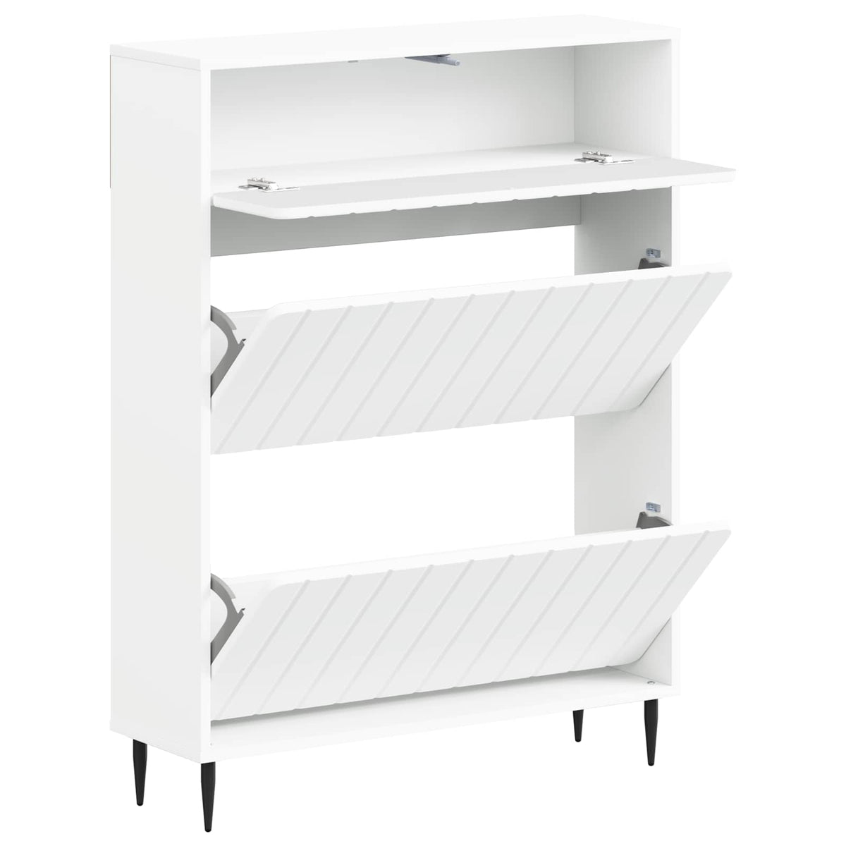 Skříň Na Obuv Zwolle 78 X 24 X 103 Cm Kompozitní Dřevo