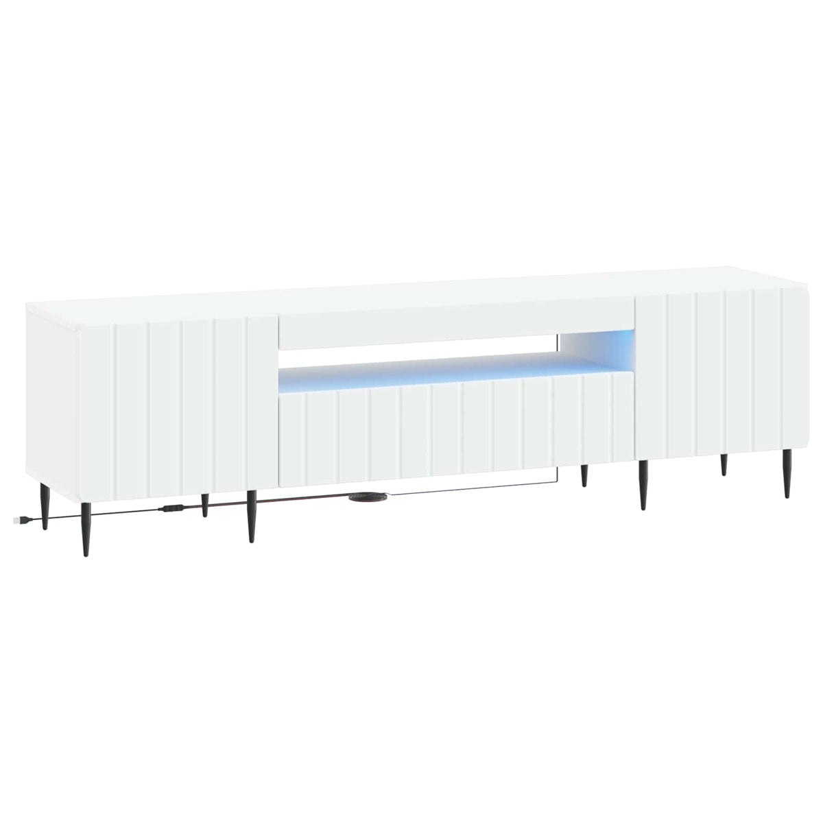 Led Tv Skříň Zwolle 153 X 35 X 43 Cm Kompozitní Dřevo