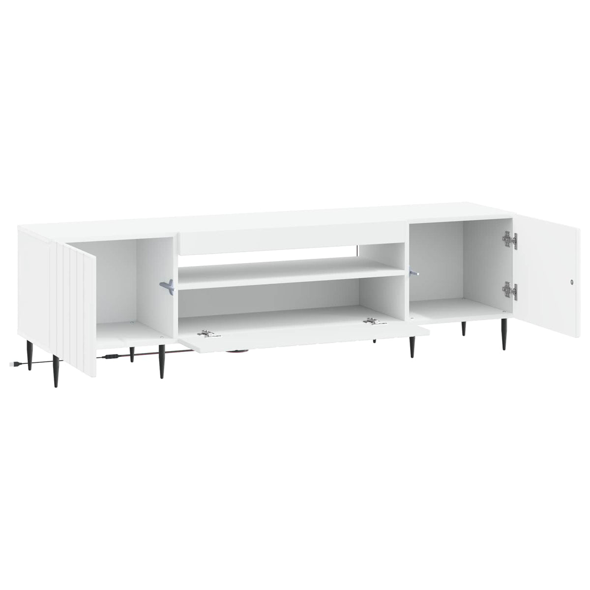 Led Tv Skříň Zwolle 153 X 35 X 43 Cm Kompozitní Dřevo