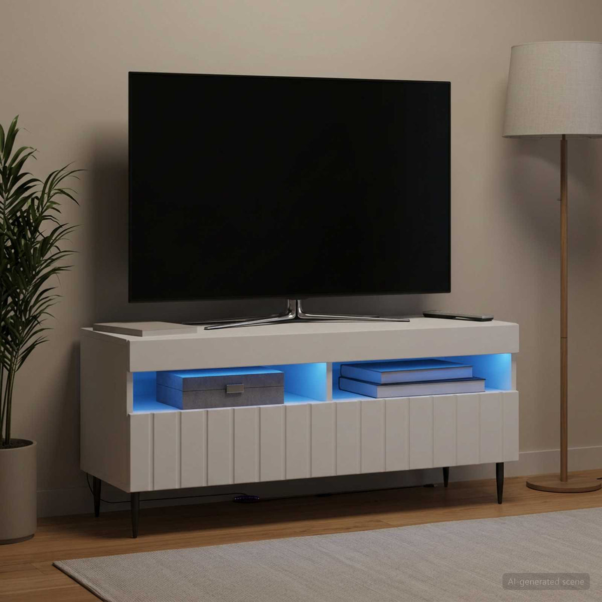Led Tv Skříň Zwolle 100 X 35 X 43 Cm Kompozitní Dřevo