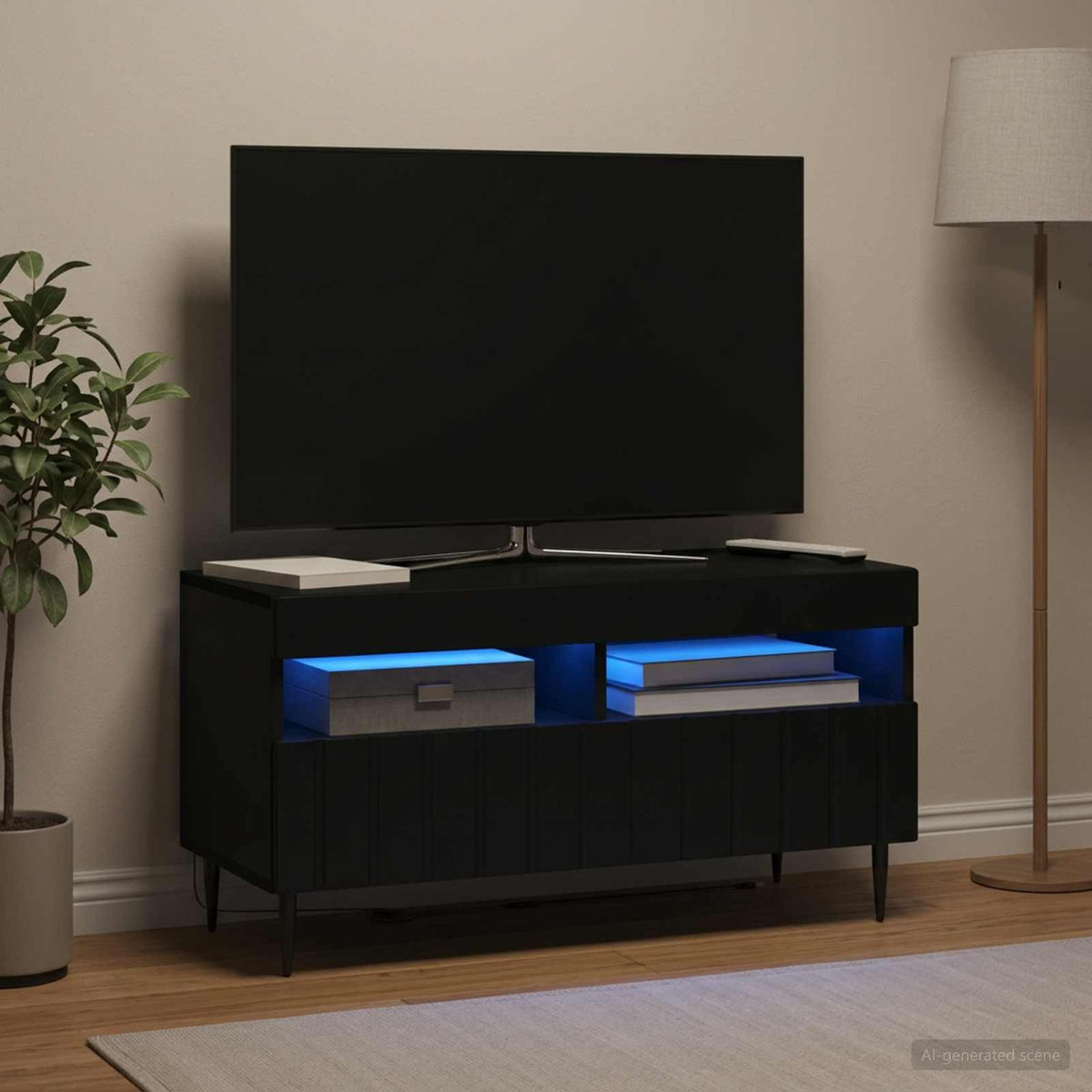 Led Tv Skříň Zwolle 81 X 35 X 43 Cm Kompozitní Dřevo