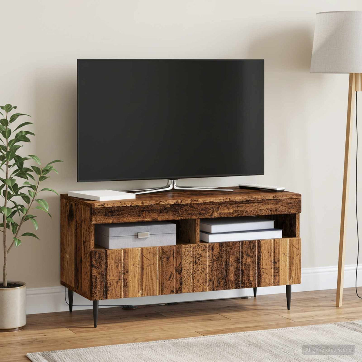Led Tv Skříň Zwolle 81 X 35 X 43 Cm Kompozitní Dřevo