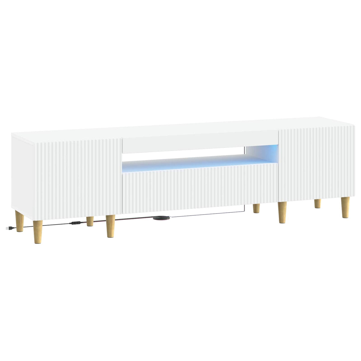 Led Tv Skříň Arnhem 153 X 35 X 43 Cm Kompozitní Dřevo