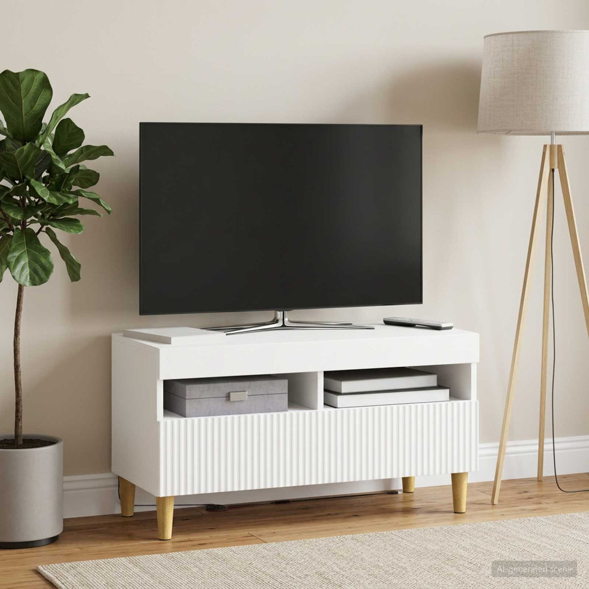 Led Tv Skříň Arnhem 81 X 35 X 43 Cm Kompozitní Dřevo