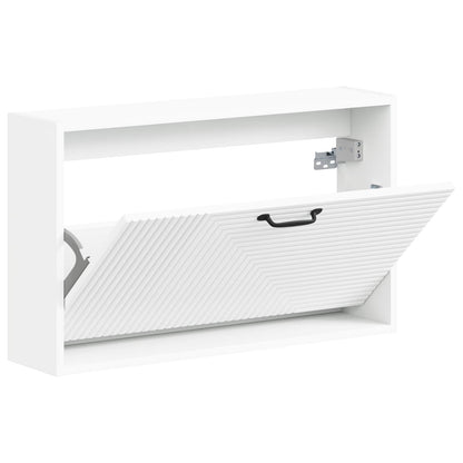 Nástěnná Skříň Na Boty Haarlem 71 X 17 X 43 Cm Kompozitní Dřevo