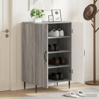 Skříň Na Obuv Haarlem 59,5 X 39,5 X 89,5 Cm Kompozitní Dřevo