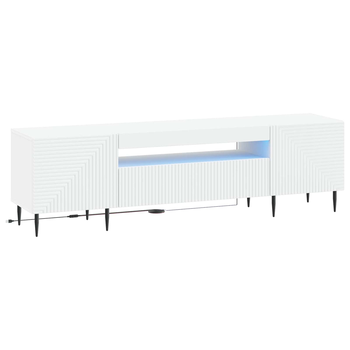 Led Tv Skříň Haarlem 153 X 35 X 43 Cm Kompozitní Dřevo