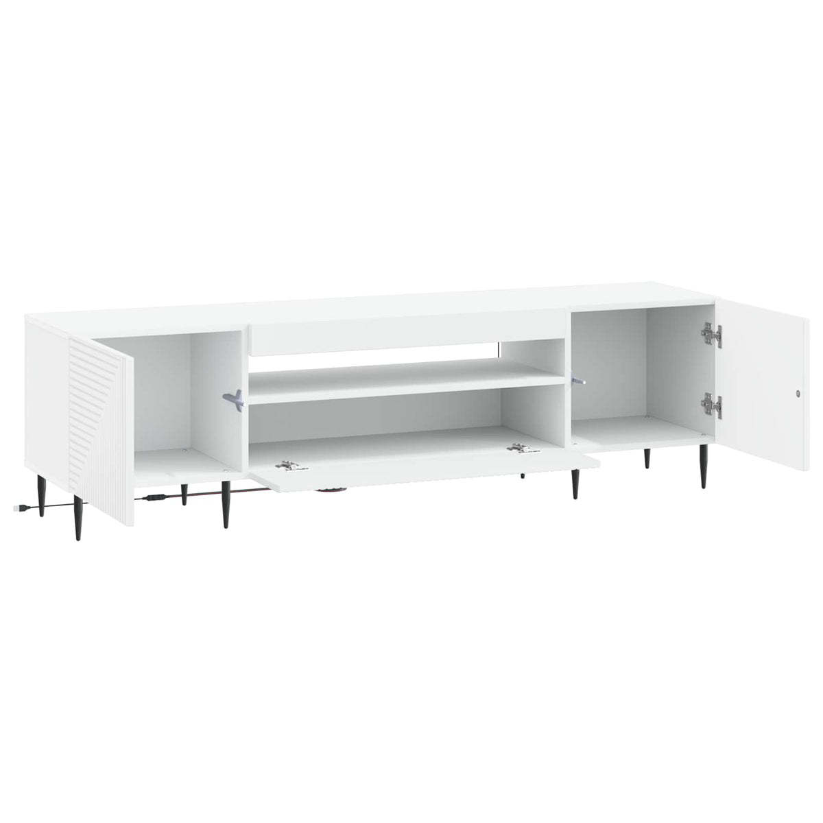 Led Tv Skříň Haarlem 153 X 35 X 43 Cm Kompozitní Dřevo