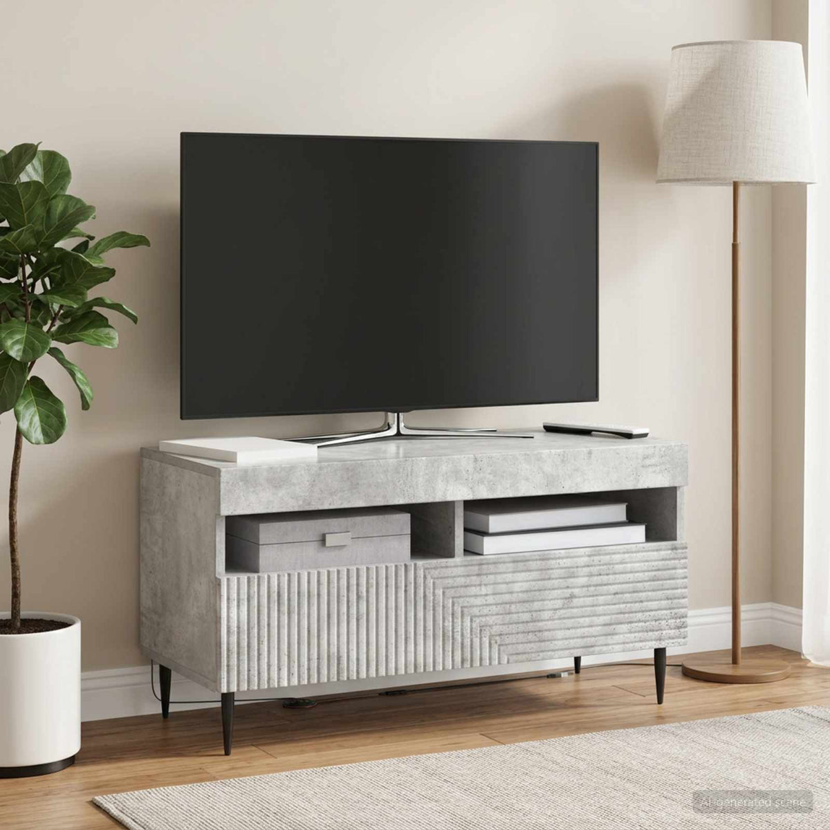 Led Tv Skříň Haarlem 81 X 35 X 43 Cm Kompozitní Dřevo