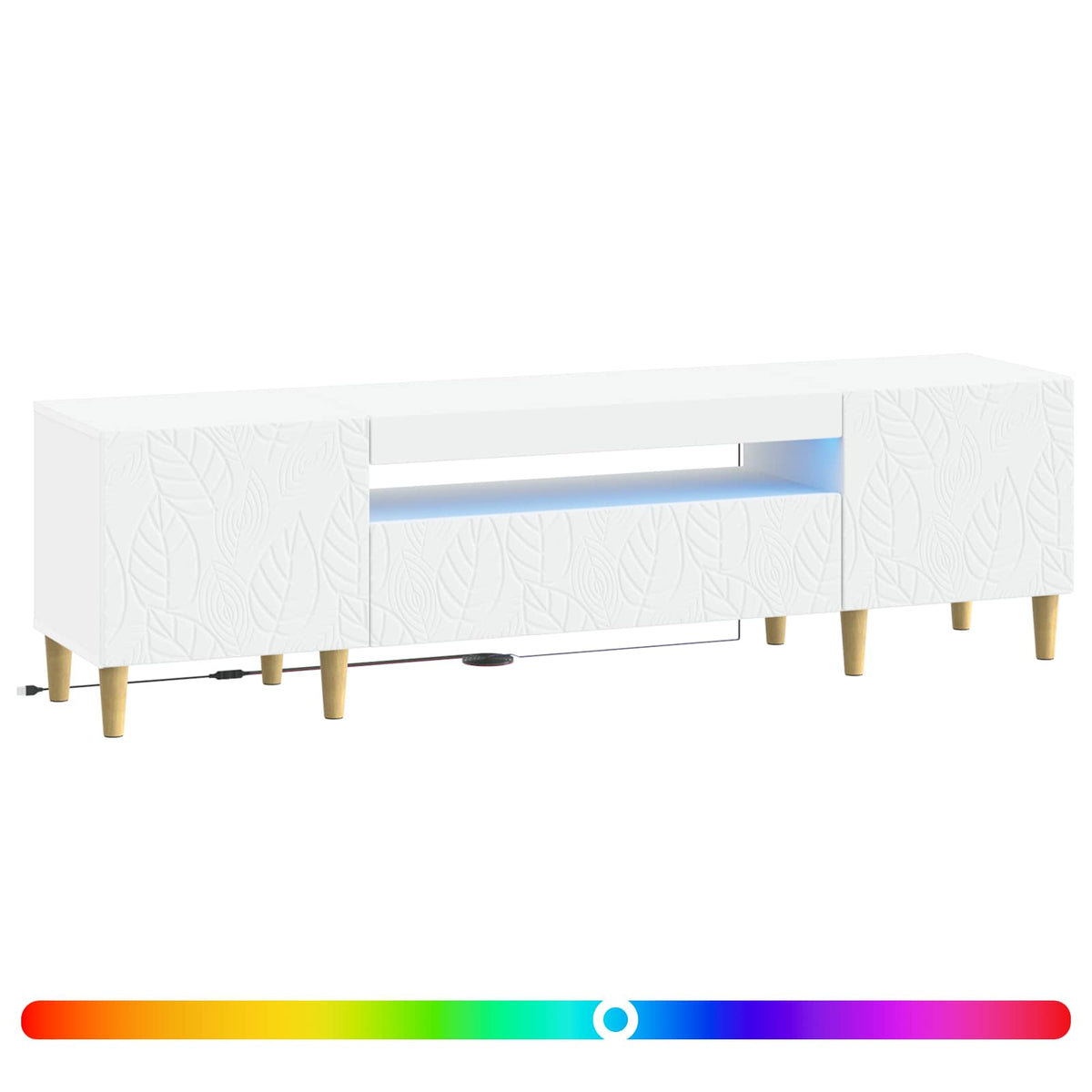 Led Tv Skříň Delft 153 X 35 X 43 Cm Kompozitní Dřevo