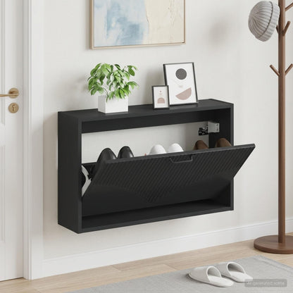Nástěnná Skříň Na Boty Hoorn 71 X 17 X 43 Cm Kompozitní Dřevo