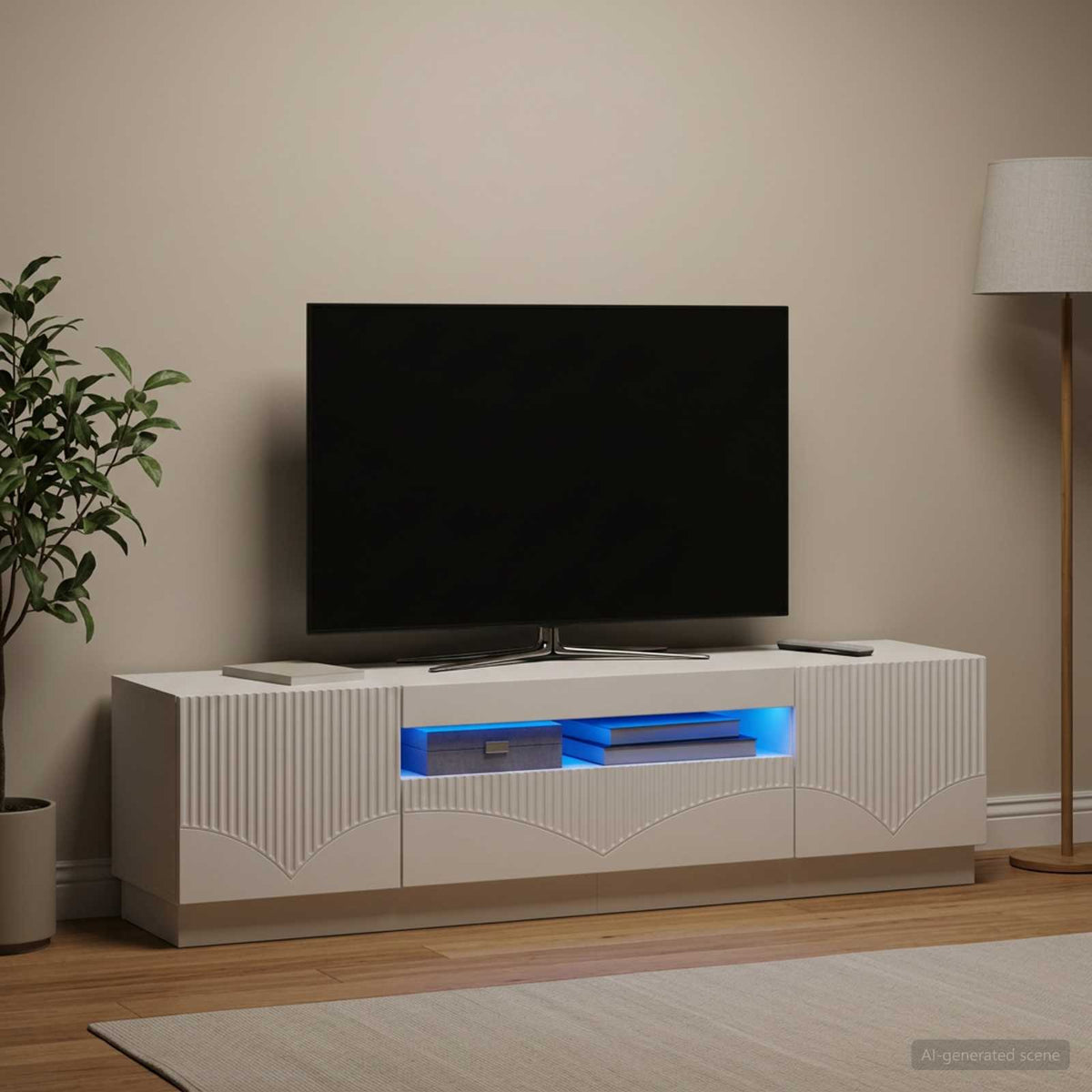 Led Tv Skříň Kompozitní Dřevo