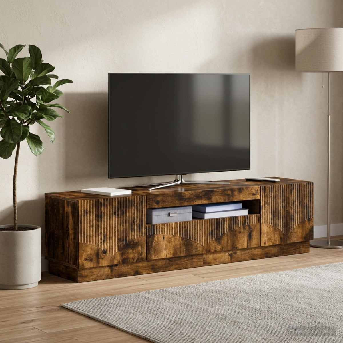 Led Tv Skříň Kompozitní Dřevo