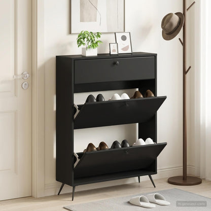 Skříň Na Obuv Breda 78 X 24 X 103 Cm Kompozitní Dřevo
