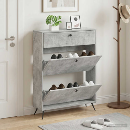 Skříň Na Obuv Breda 78 X 24 X 103 Cm Kompozitní Dřevo