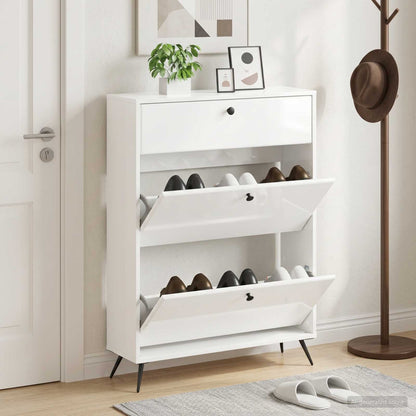 Skříň Na Obuv Breda 78 X 24 X 103 Cm Kompozitní Dřevo