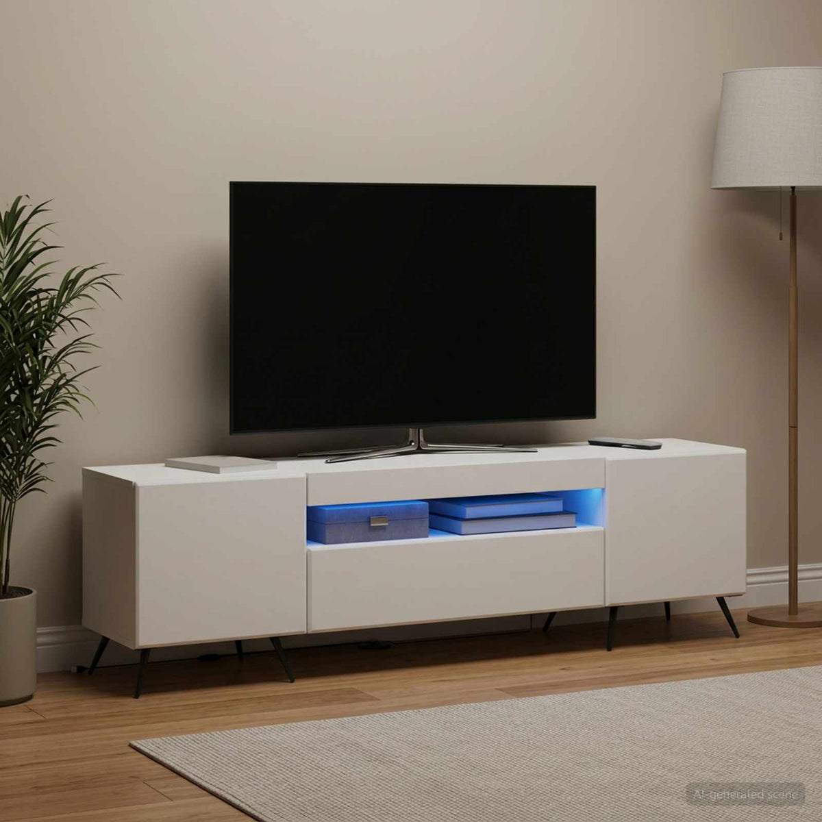 Led Tv Skříň Kompozitní Dřevo