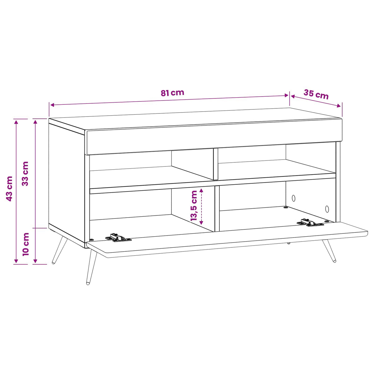 Led Tv Skříň Kompozitní Dřevo