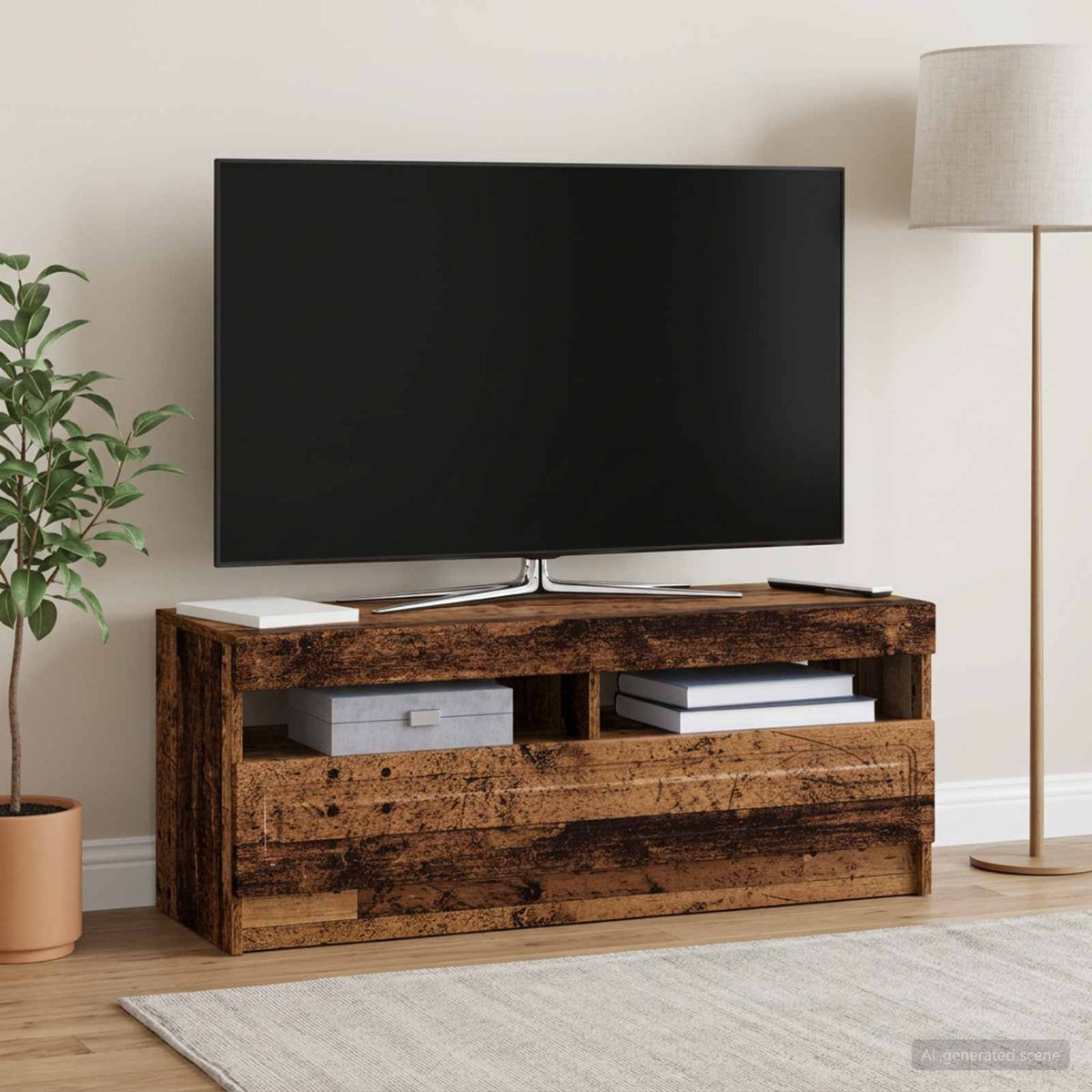 Led Tv Skříň Kompozitní Dřevo