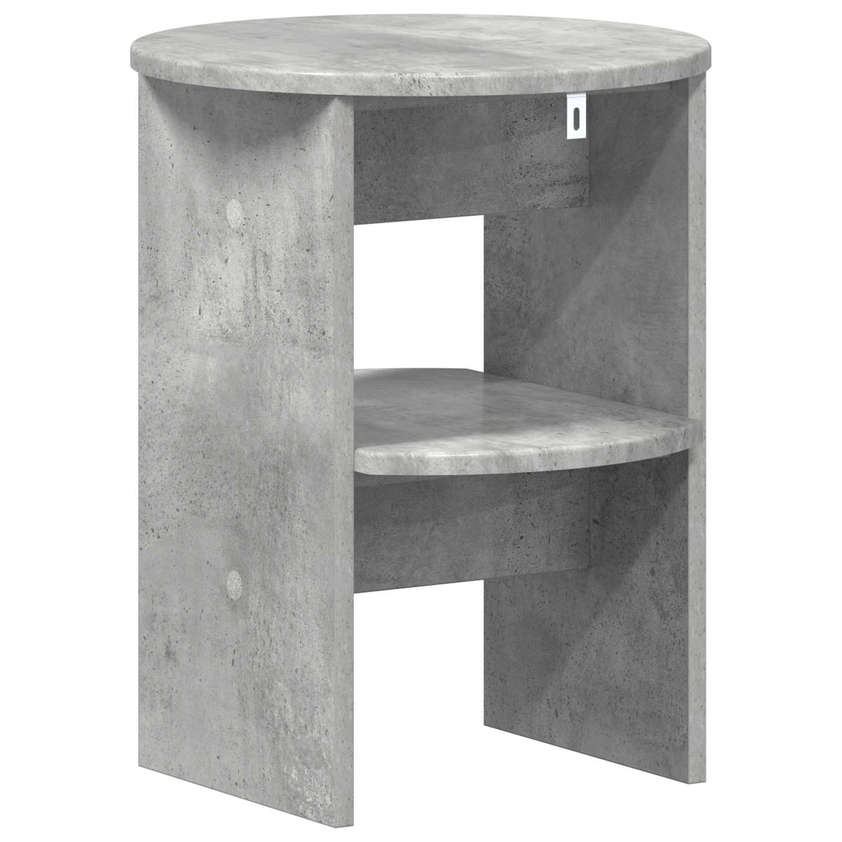 Boční Skříňka Betonově Šedá Ø40 X 50 Cm Dřevěný Materiál