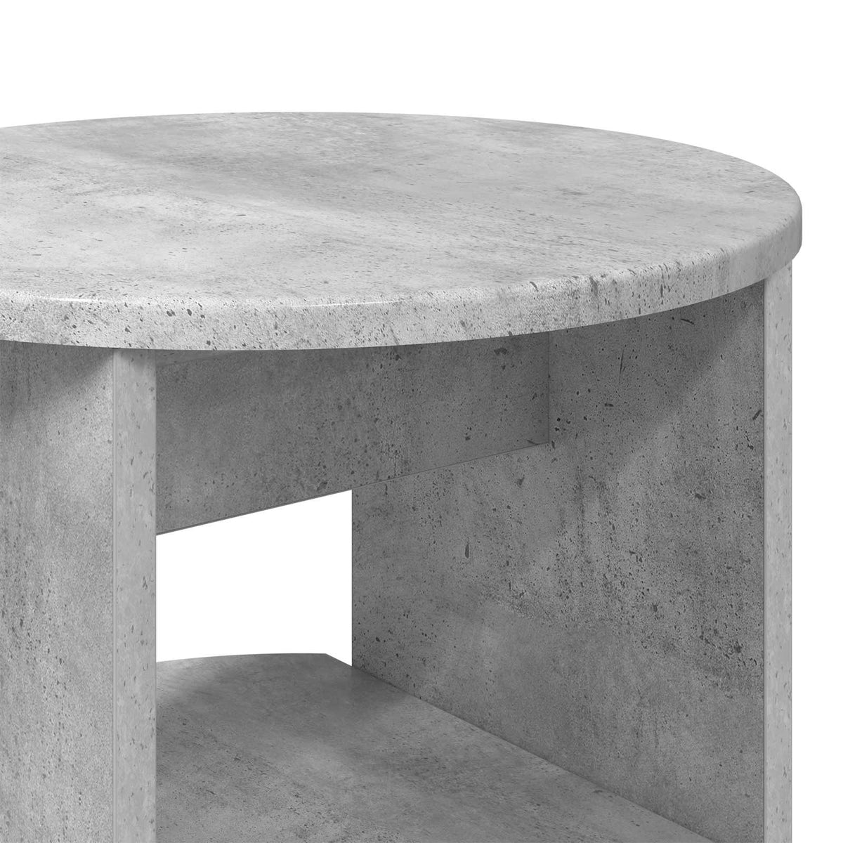 Boční Skříňka 2 Pcs Betonově Šedá Ø40 X 50 Cm Dřevěný Materiál