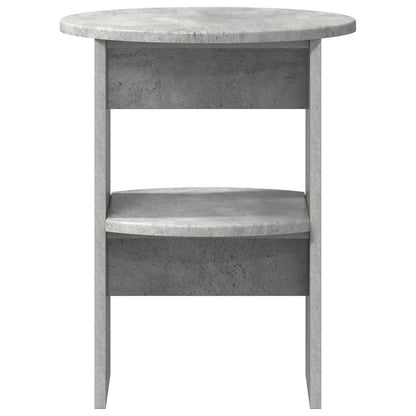 Boční Skříňka 2 Pcs Betonově Šedá Ø40 X 50 Cm Dřevěný Materiál