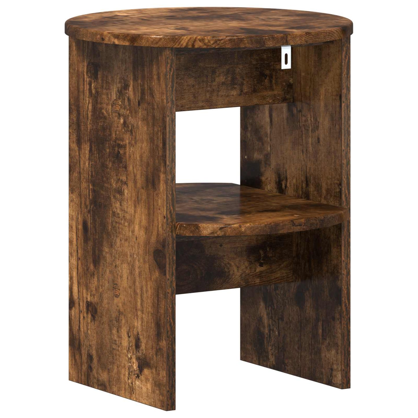 Boční Skříňka 2 Pcs Uzený Dub Ø40 X 50 Cm Dřevěný Materiál